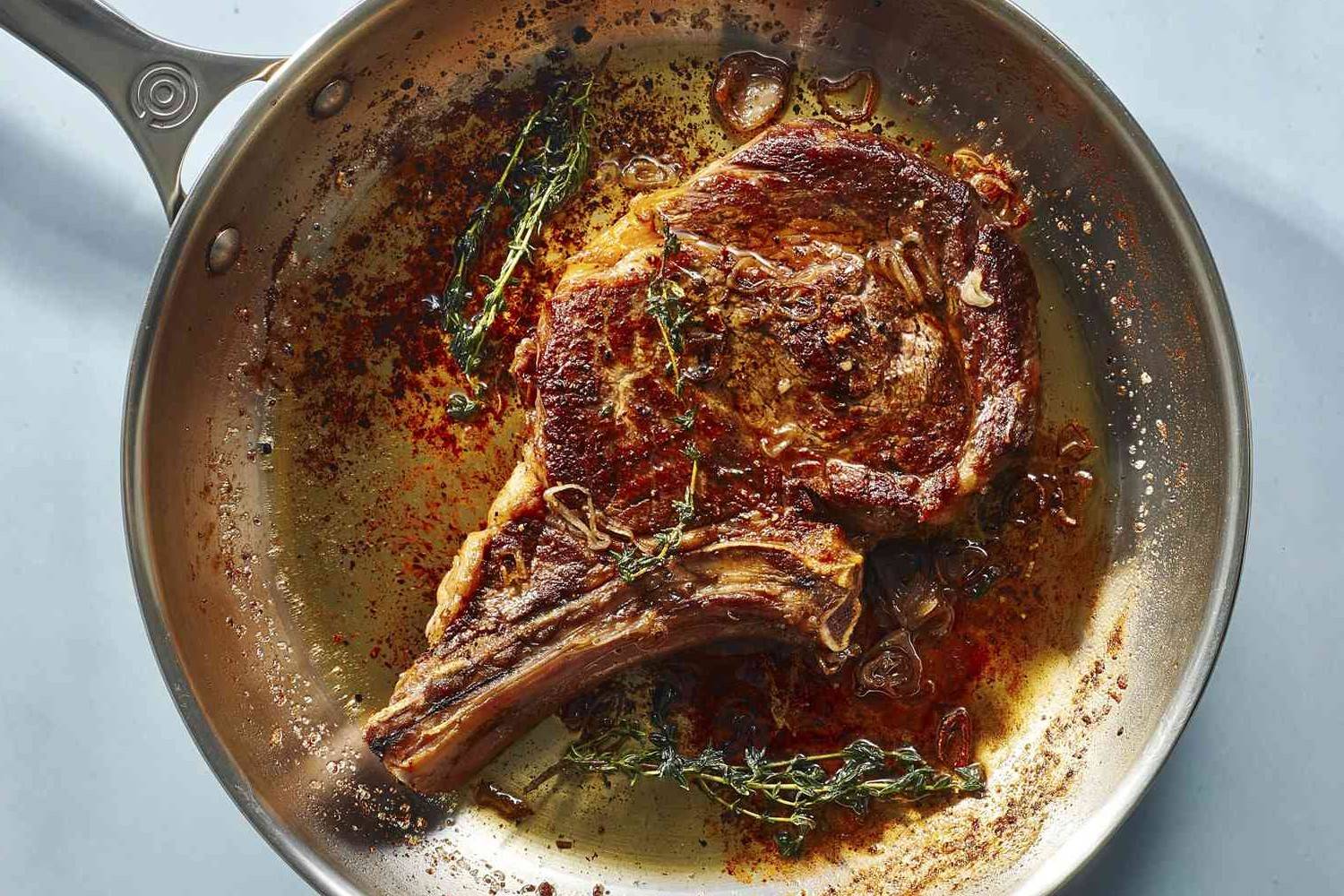 Cast Iron Pan Seared Steak Recipe Gastrodome my