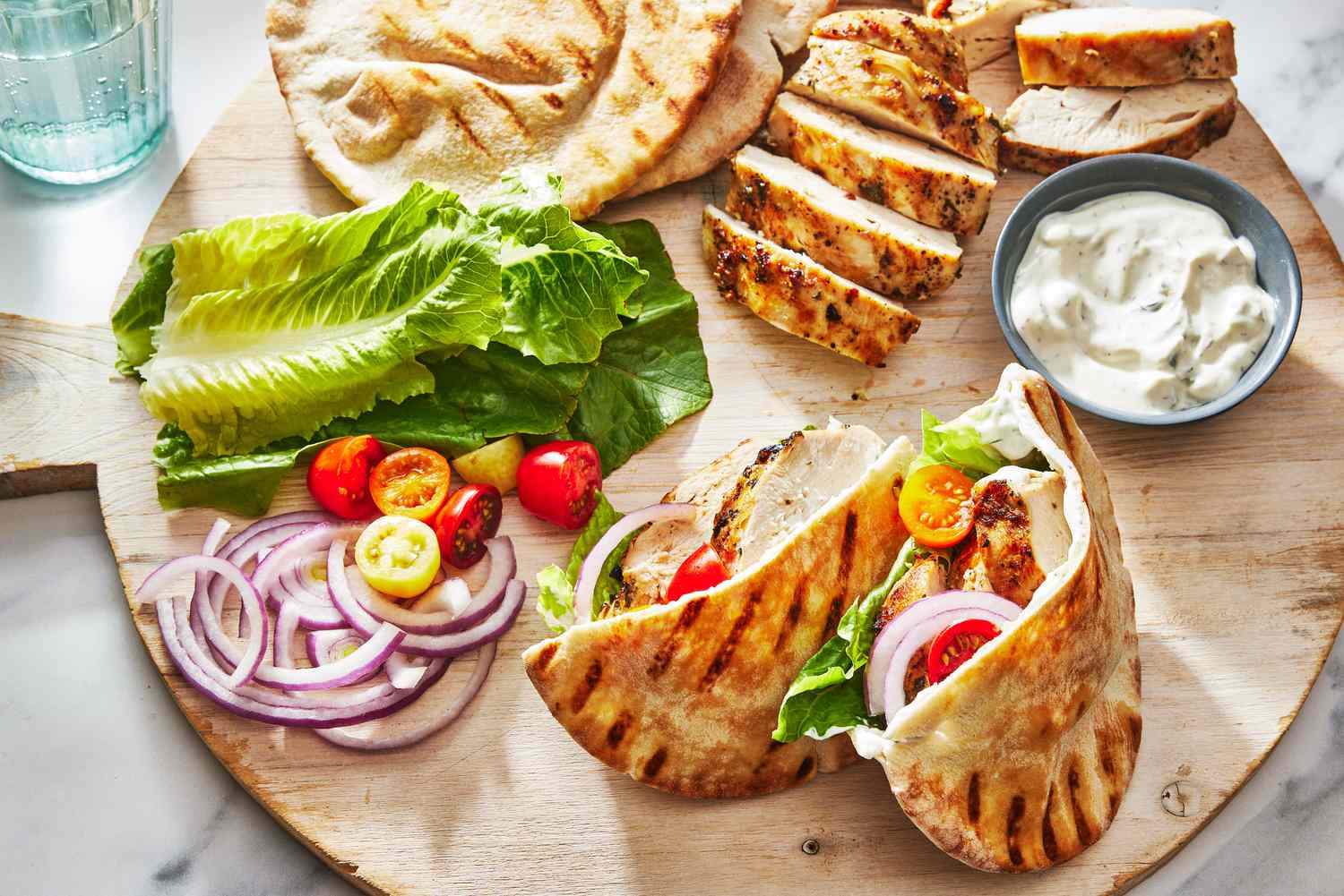 marinated-chicken-pita-sandwich-recipe